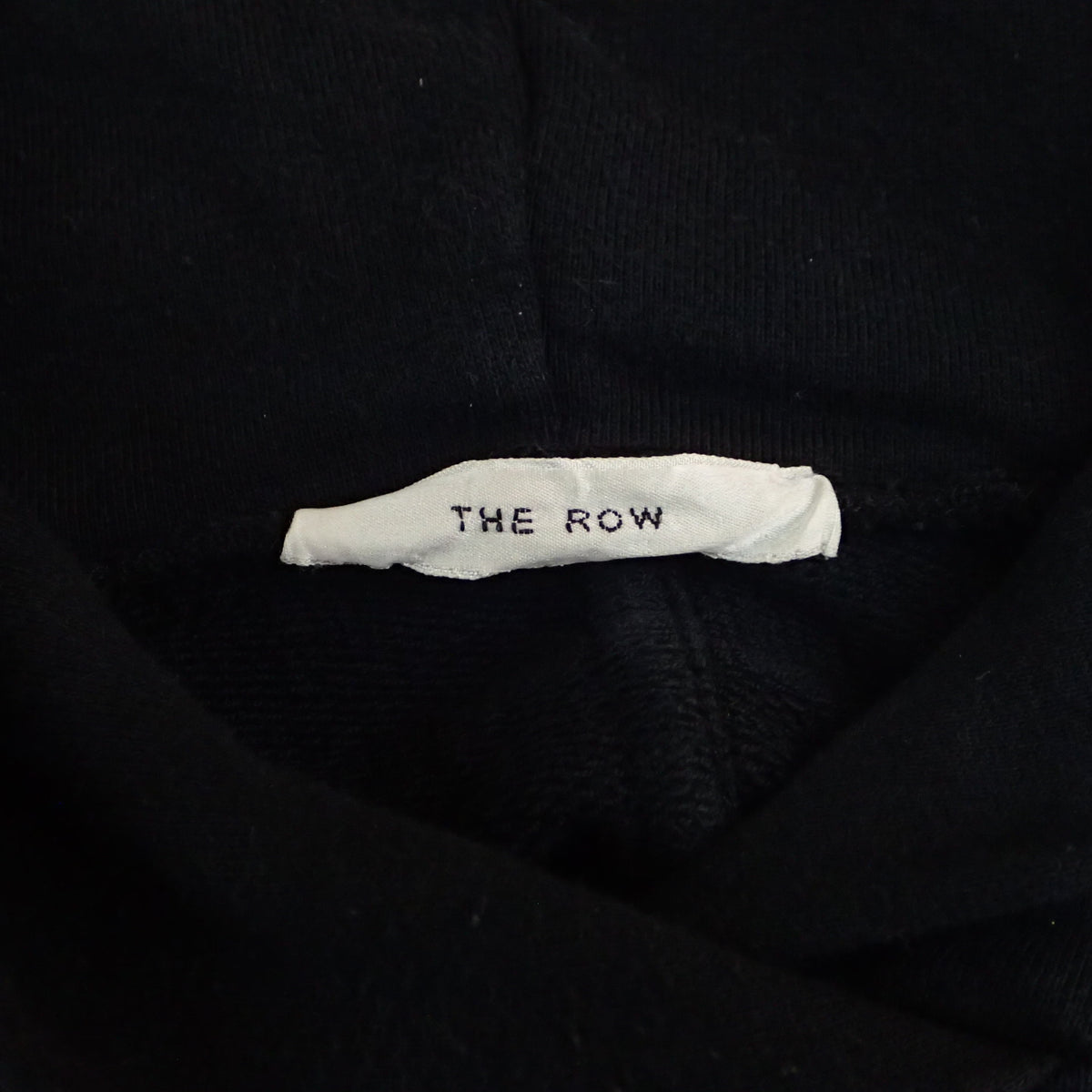 The Row Cotton Black Hoodie