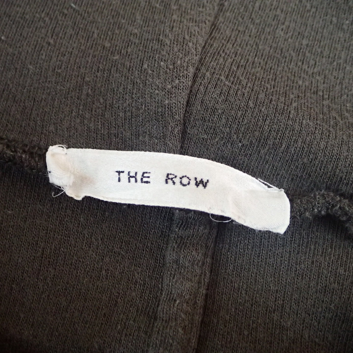 The Row Cotton Olive Brown Hoodie