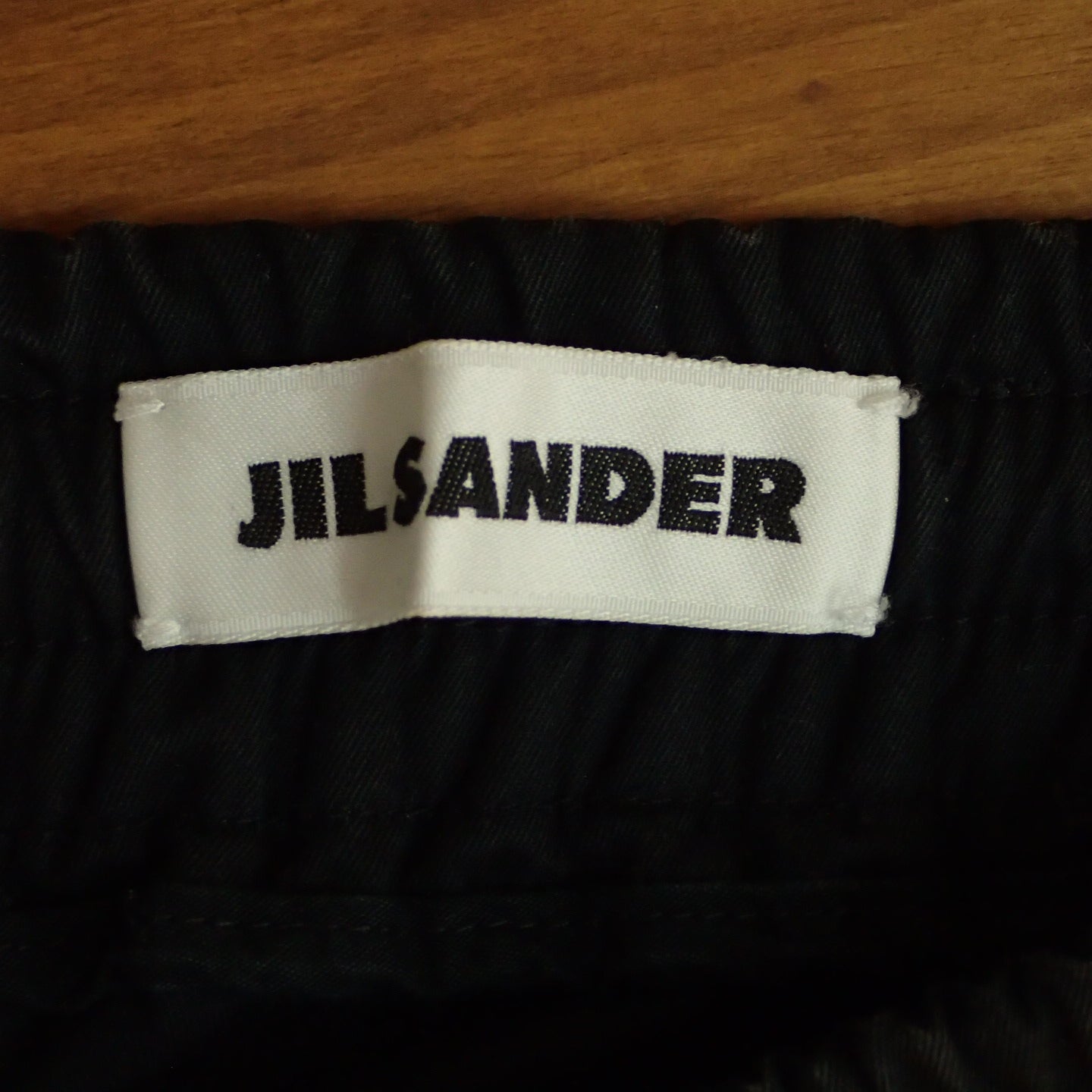 Jil Sander Tapered Trousers Black Cotton