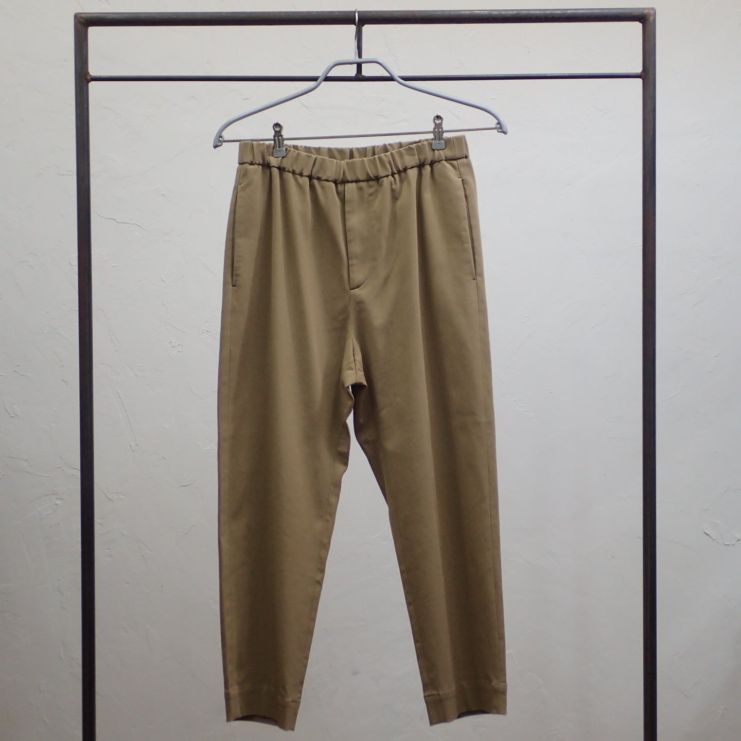 Jil Sander Tapered Trousers Beige Cotton