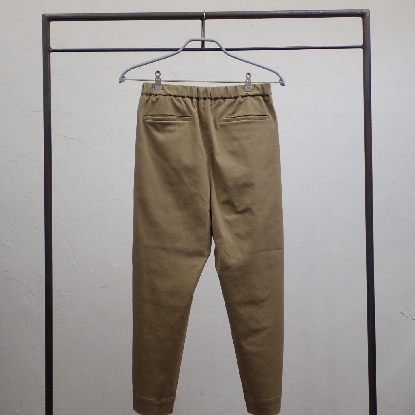 Jil Sander Tapered Trousers Beige Cotton