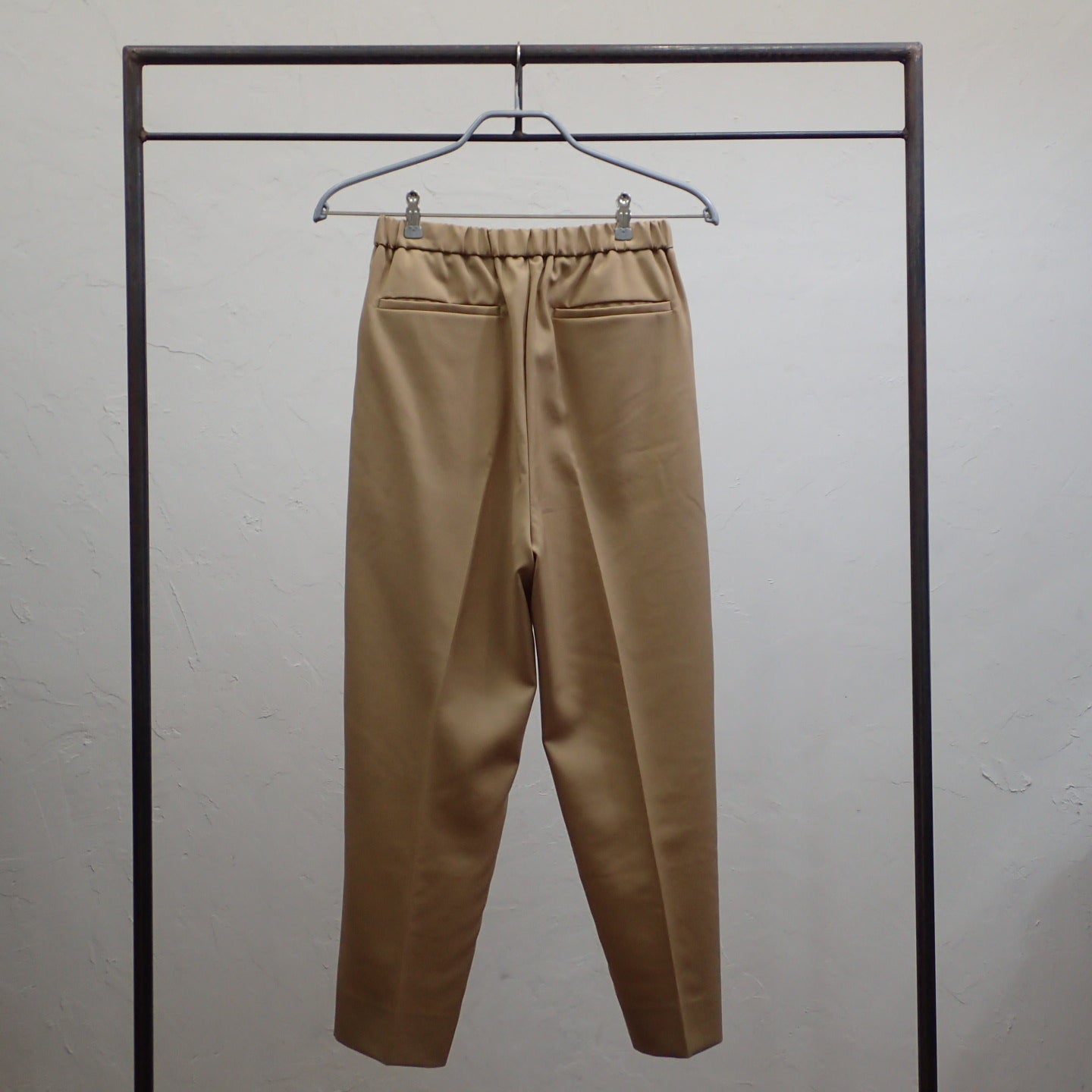 Jil Sander Tapered Trousers Beige Wool