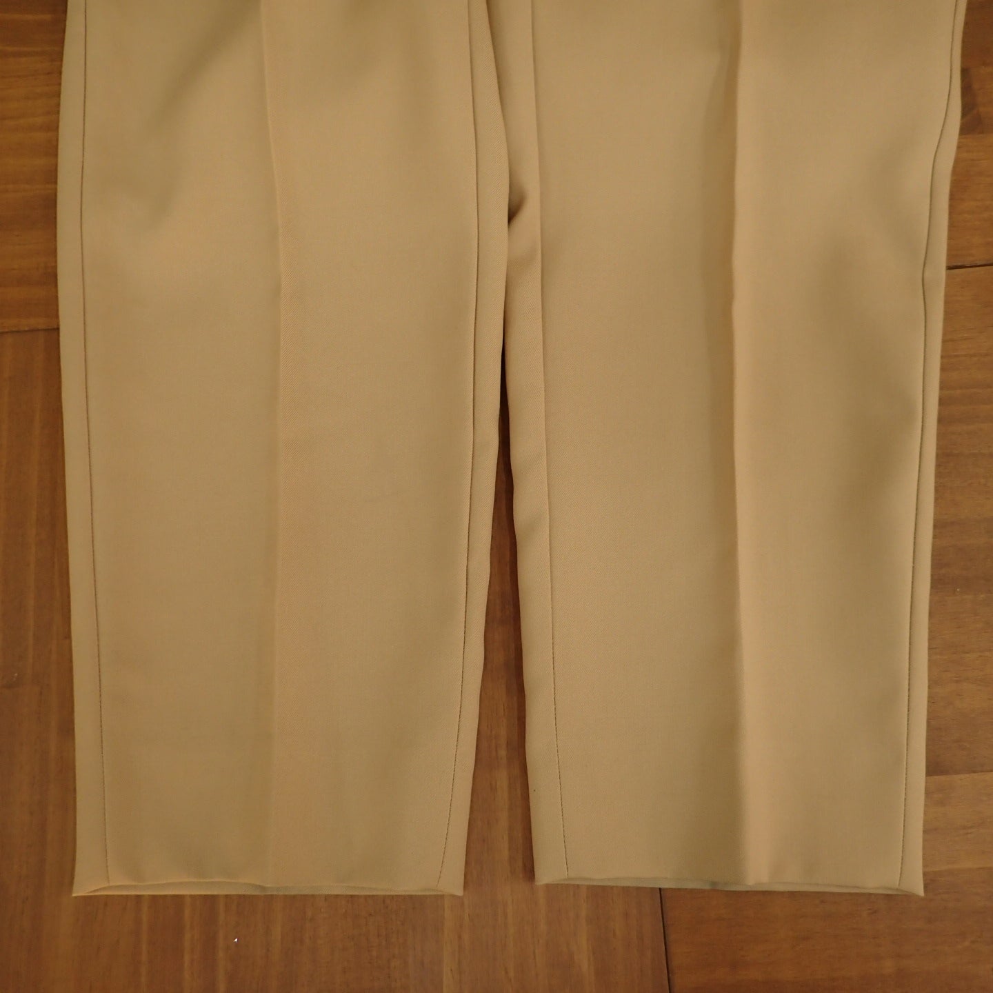 Jil Sander Tapered Trousers Beige Wool