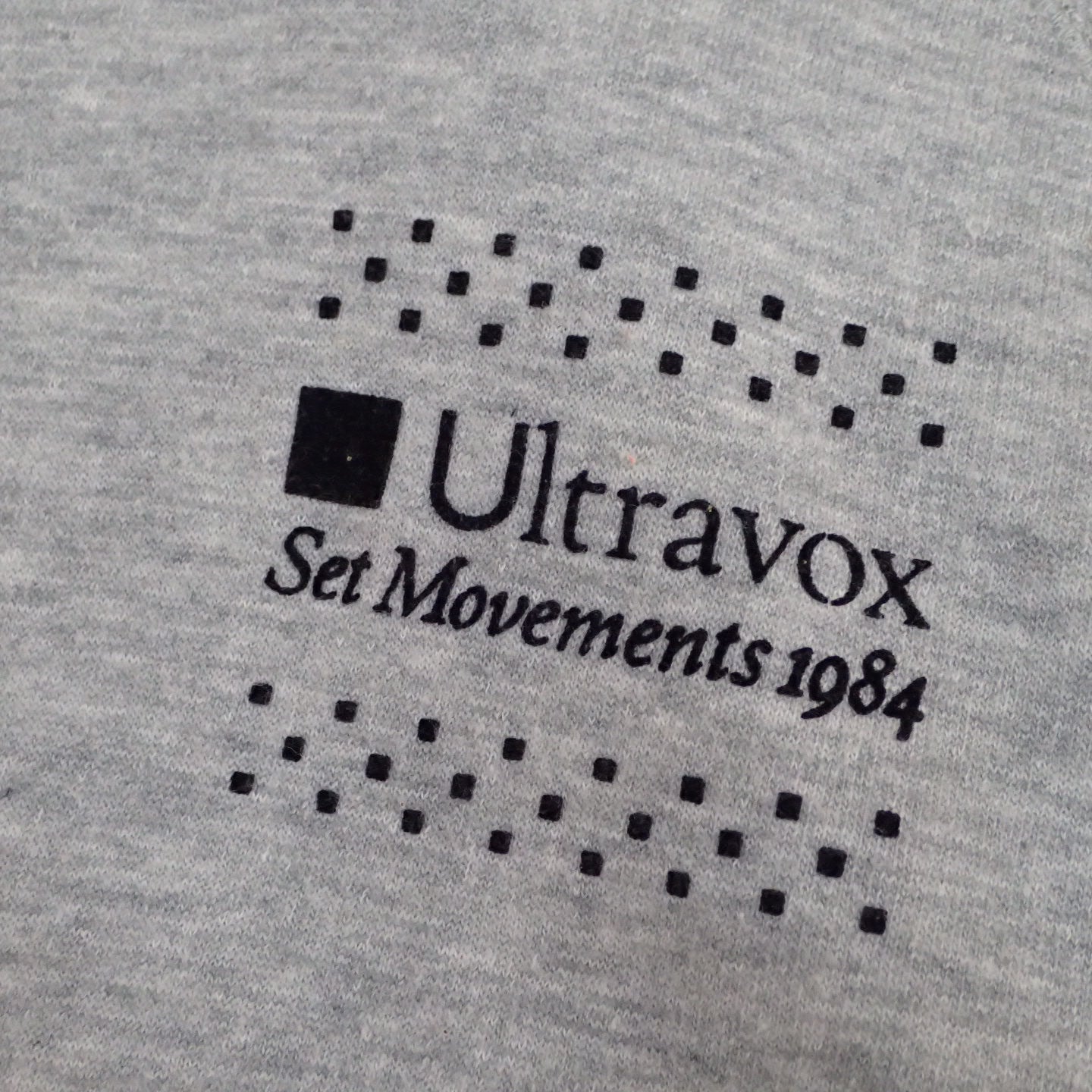 80s Ultravox " Set Movements Sweater Shirt "