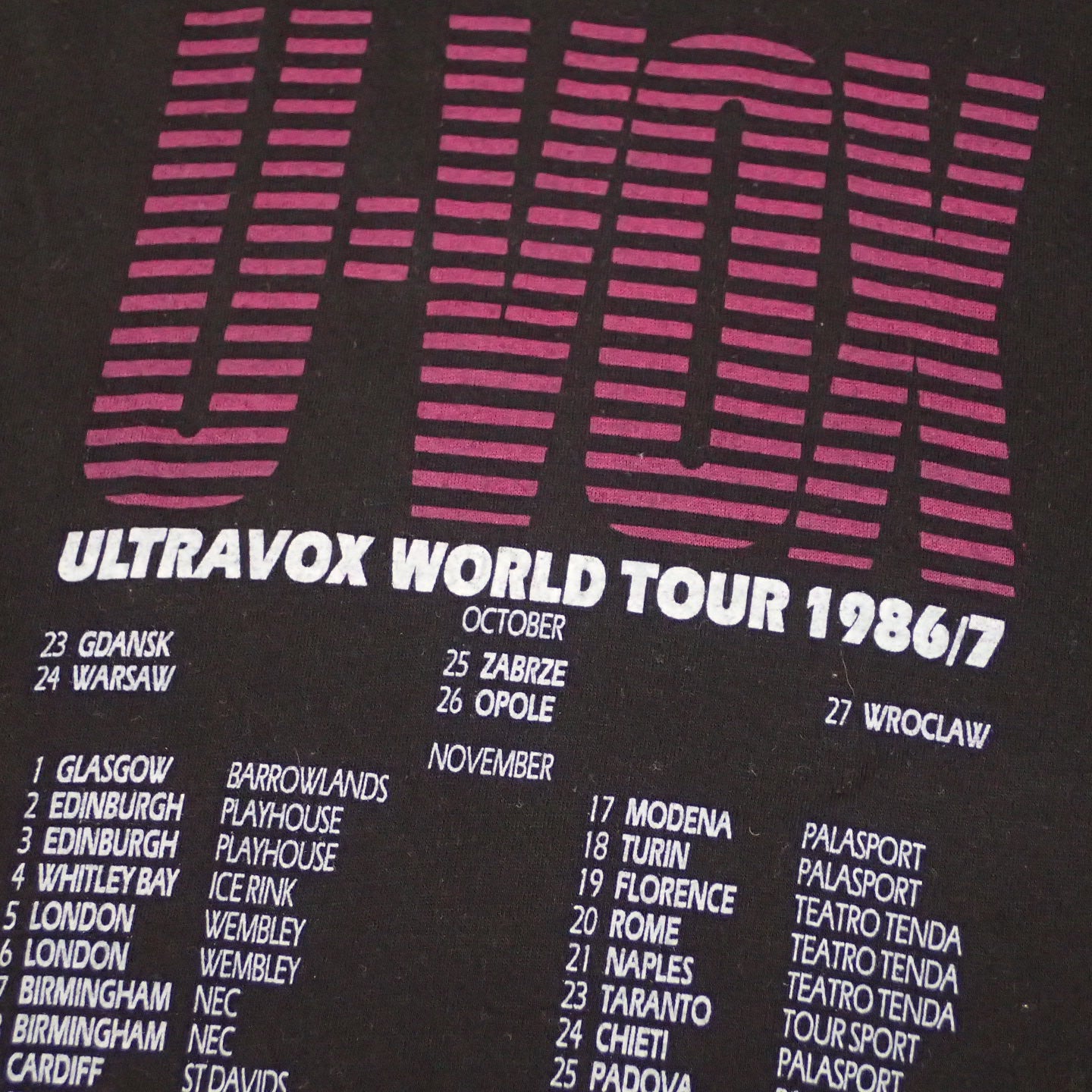 80s Ultravox " U-Vox Tee "