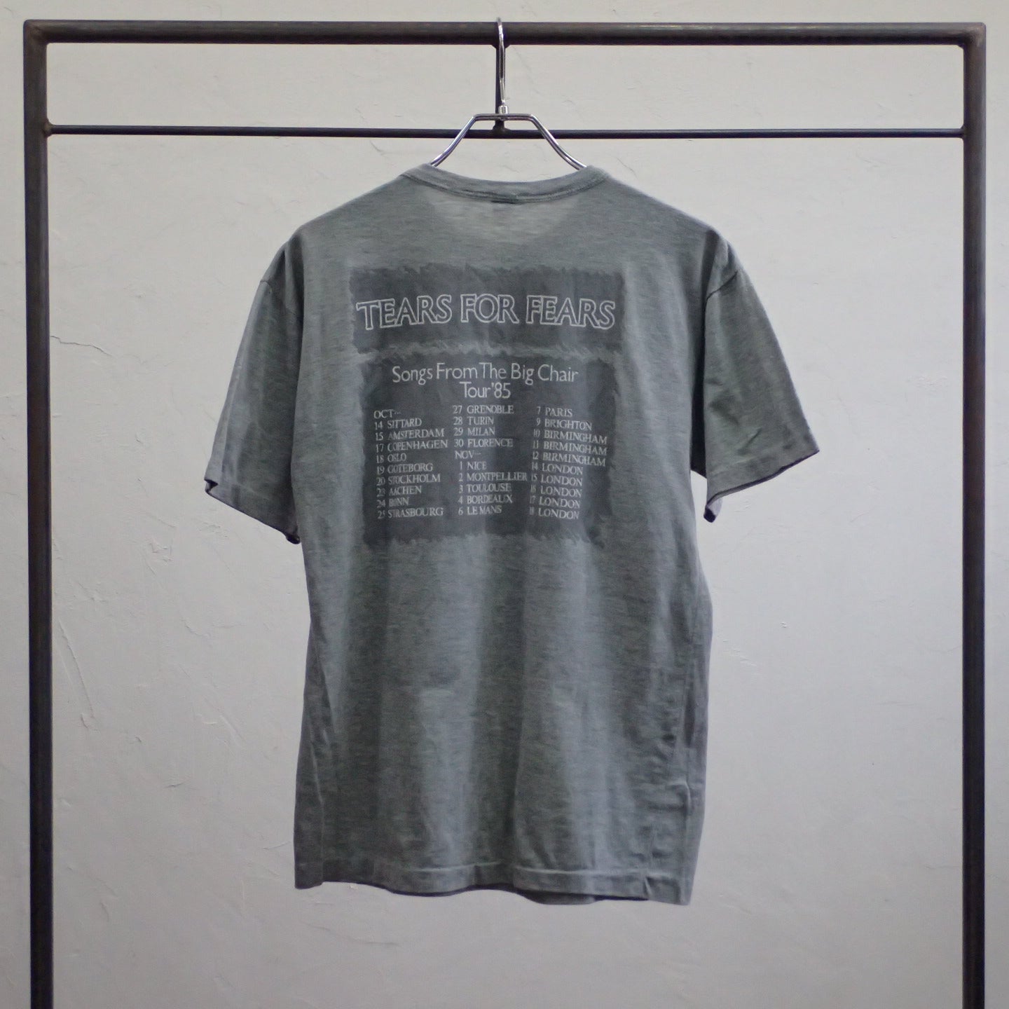 80s Tears For Fears " Songs From The Big Chair Tee "