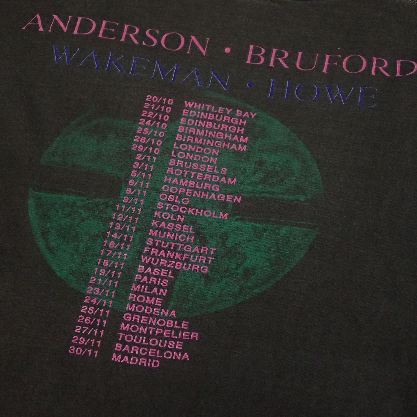 80s ABWH " Anderson Bruford Wakeman Howe Tee "