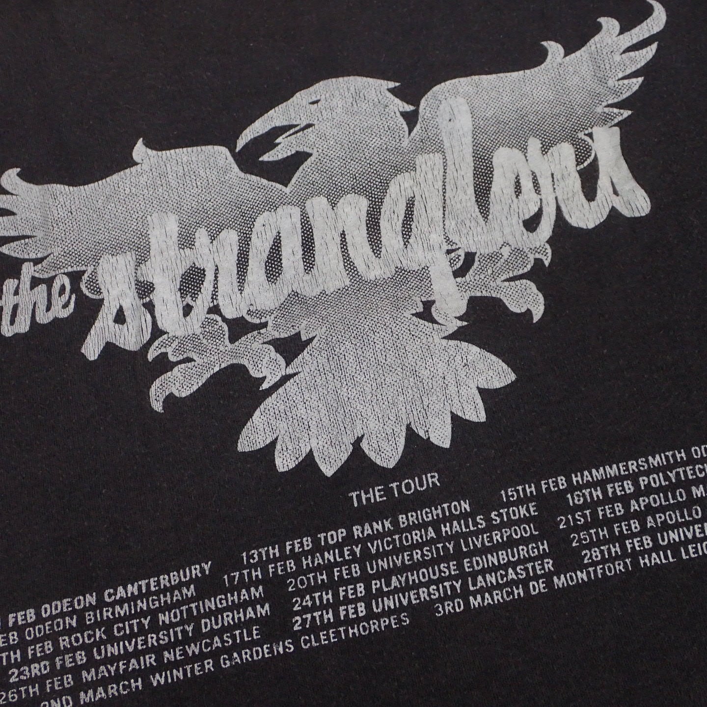 80s The Stranglers " The Gospel According To The Maninblack Tee"