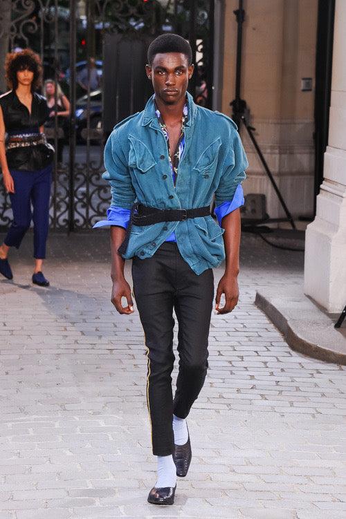 Haider Ackermann Linen Blouson