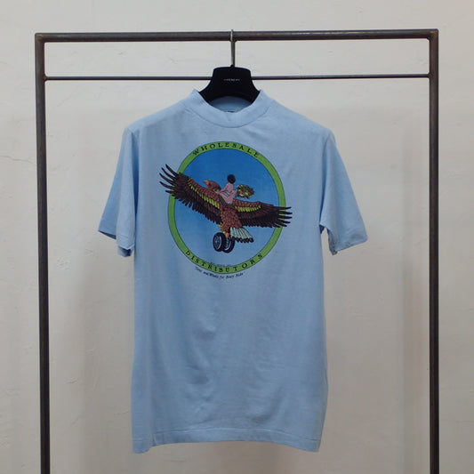 T-shirt MONSTER CORPORATION des années 70 "Eagle and Wheels tee"