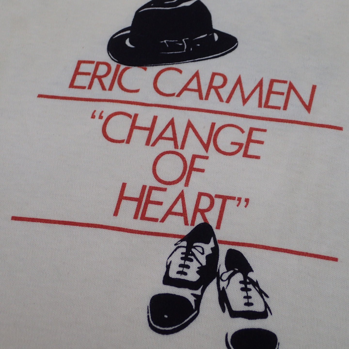 70s Eric Carmen T-shirt "Change of Heart Tee"