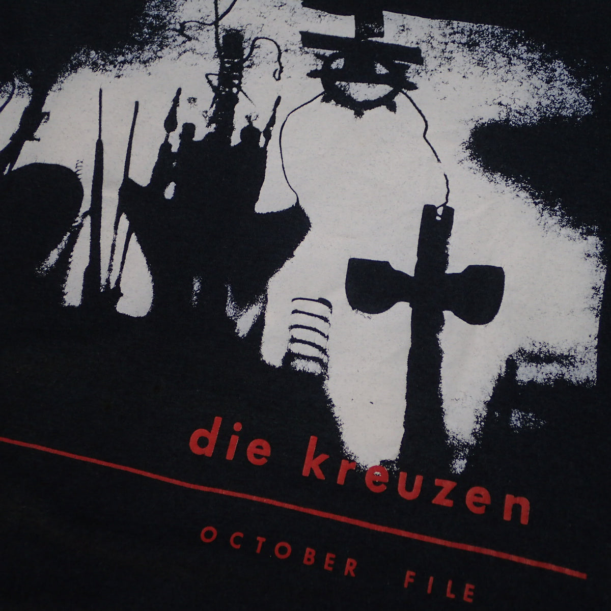 October File Band 80s Die Kreuzen T-shirt