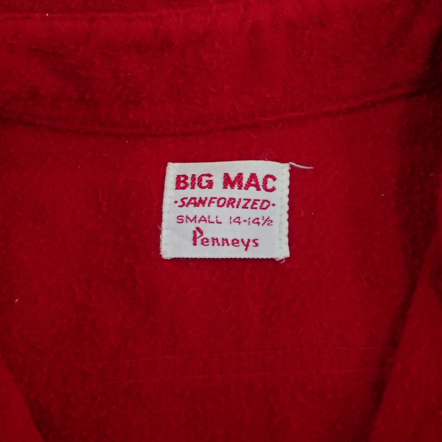 60s Big Mac Flannel Work Shirt