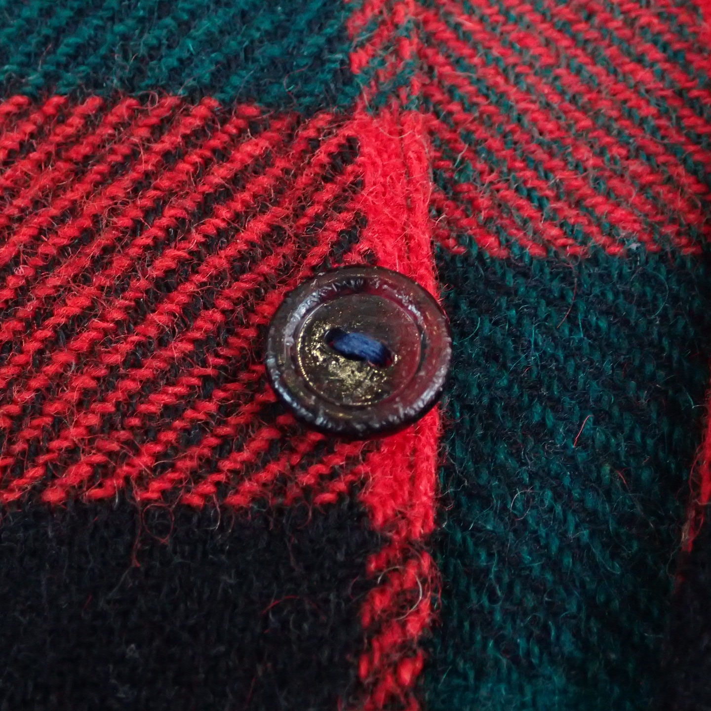60s Chill Chaser Wool Flannel Block Check Shirt