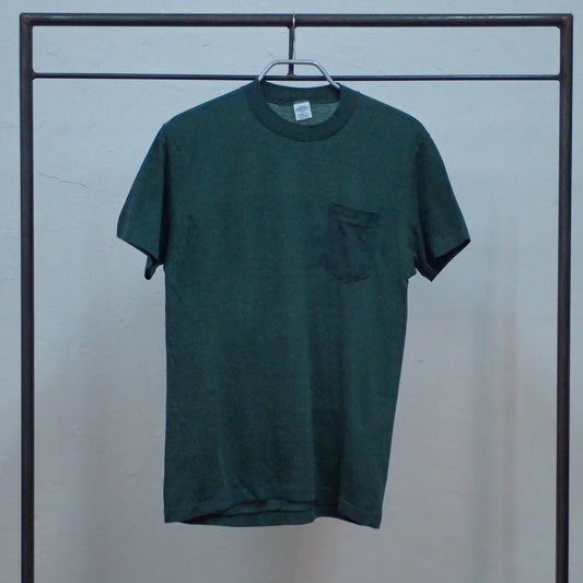90s Town Craft Deep Green Pocket T- Shirt
